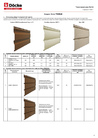 Технический лист сайдинга Döcke Premium